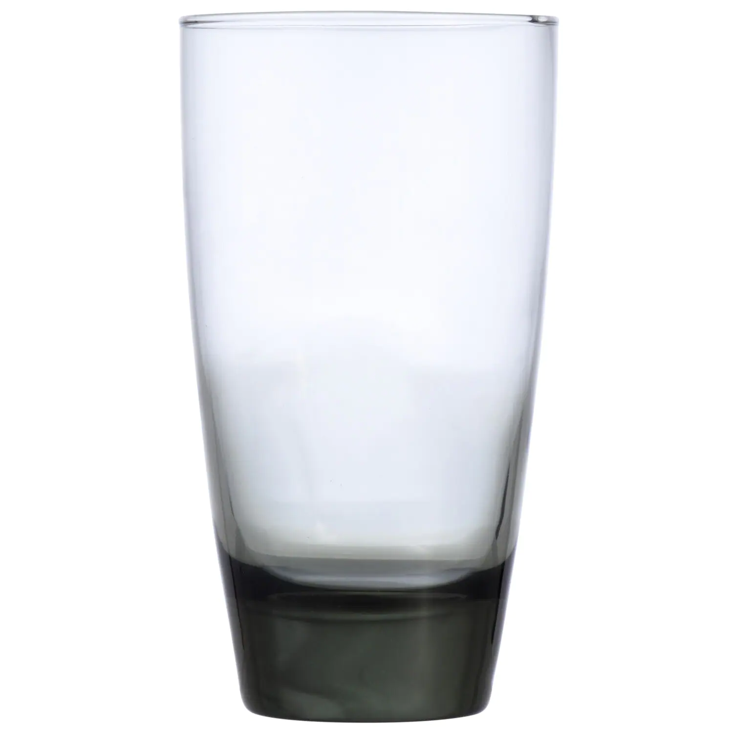 Thick-Bottom Smoked Glass Coolers, 18 oz