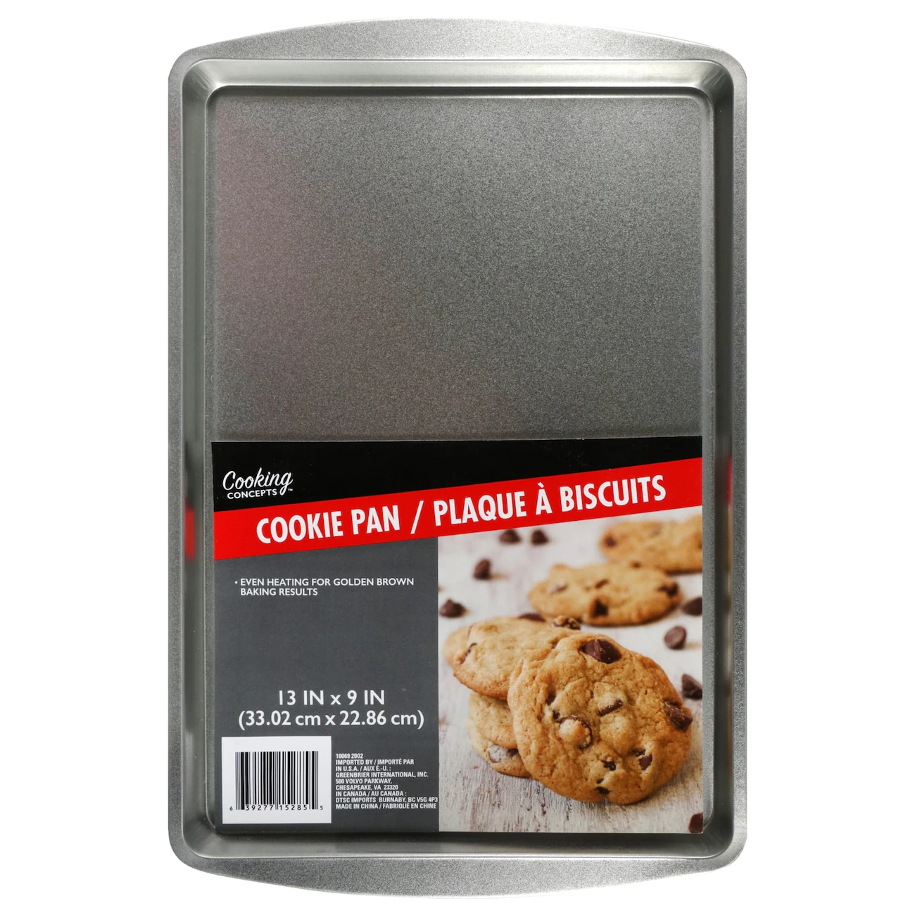 Cooking Concepts Steel Cookie Pans, 9x13-in