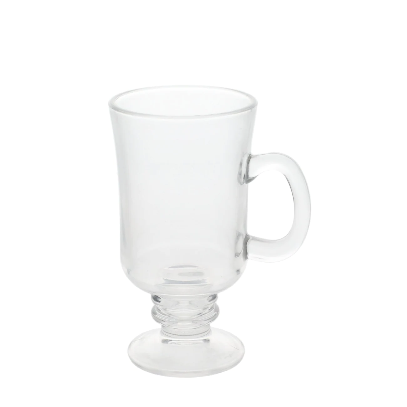 Clear Glass Irish Coffee Mugs, 8 oz