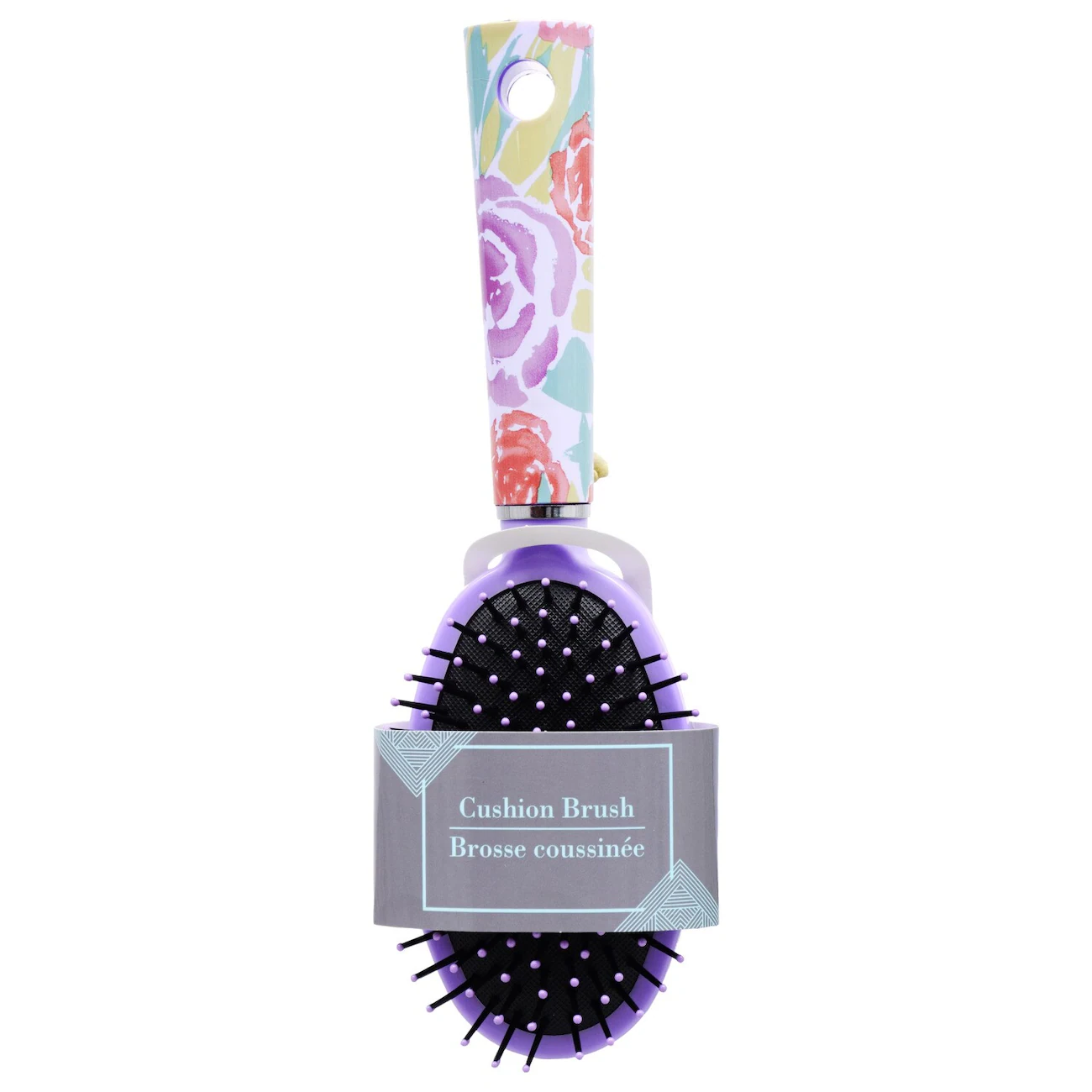 Cushioned Paddle Brushes with Decorative Handles