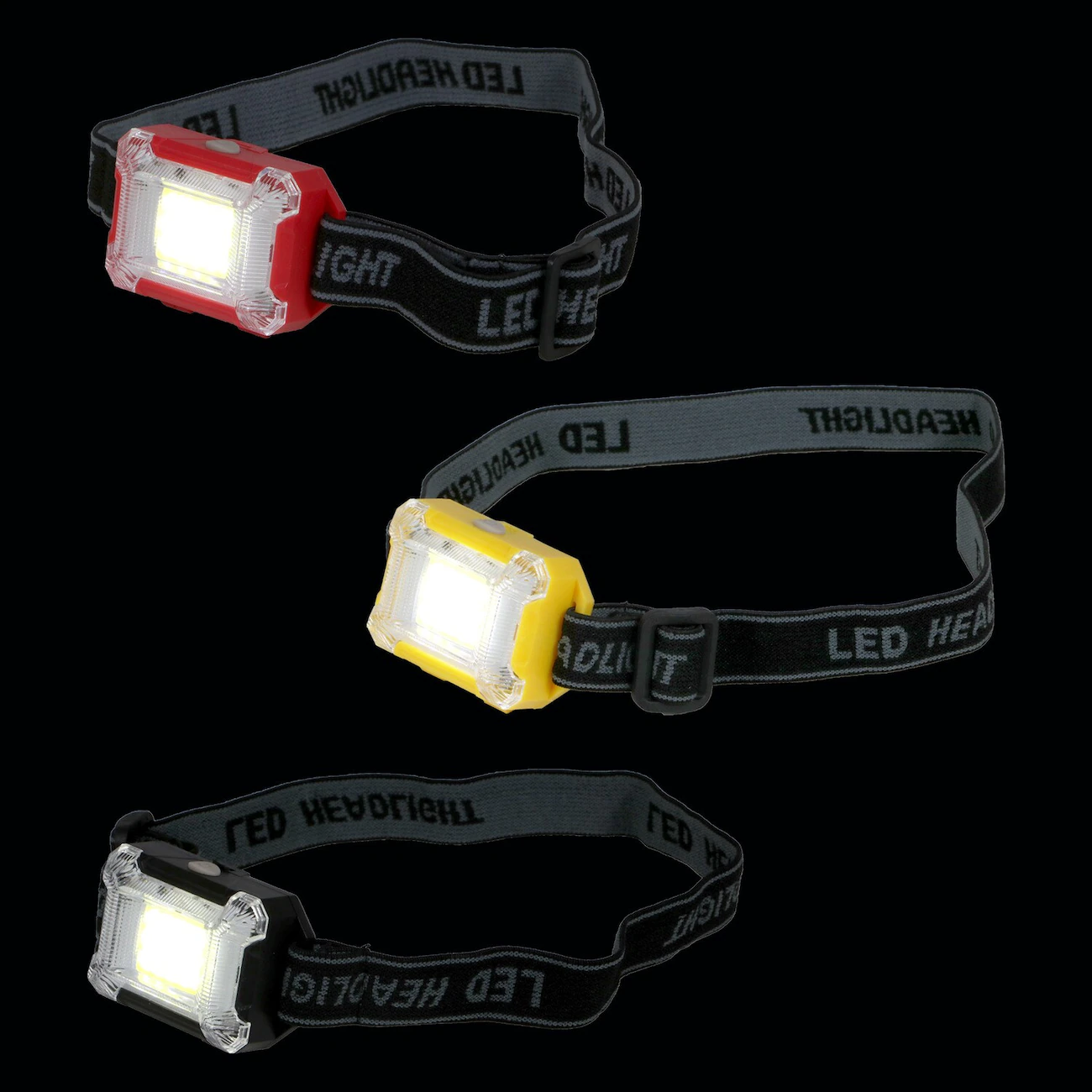 LED Hands-Free Headlamps with 3 Settings