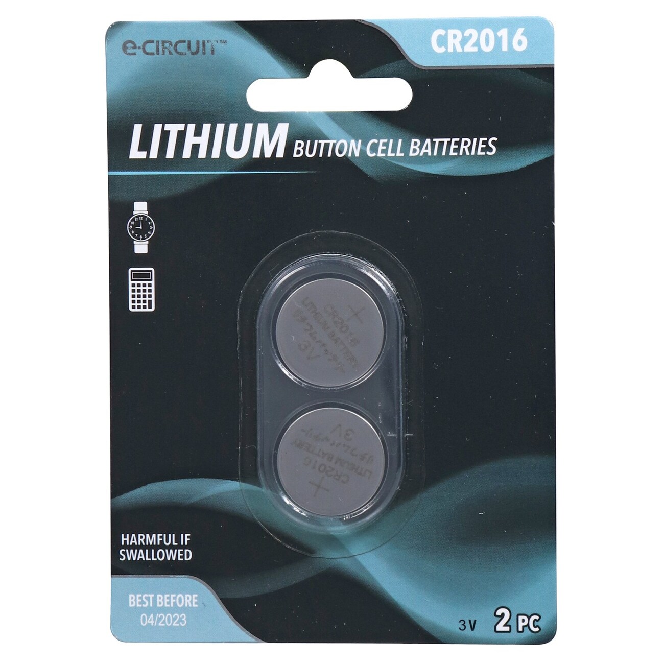 E-Circuit Lithium Batteries, 2-ct. Packs