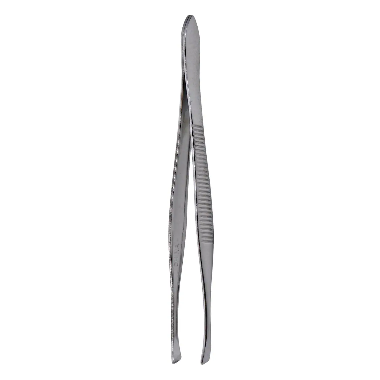 Stainless-Steel Slant-Tip Tweezers, 3.625 in