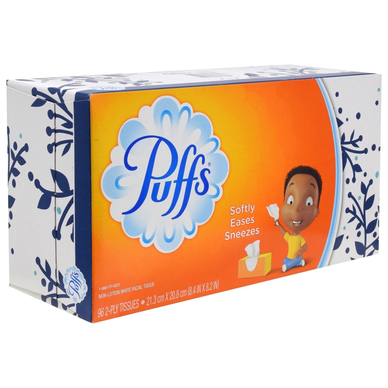 Puffs Basic 2-ply Facial Tissues, 96-ct. Boxes