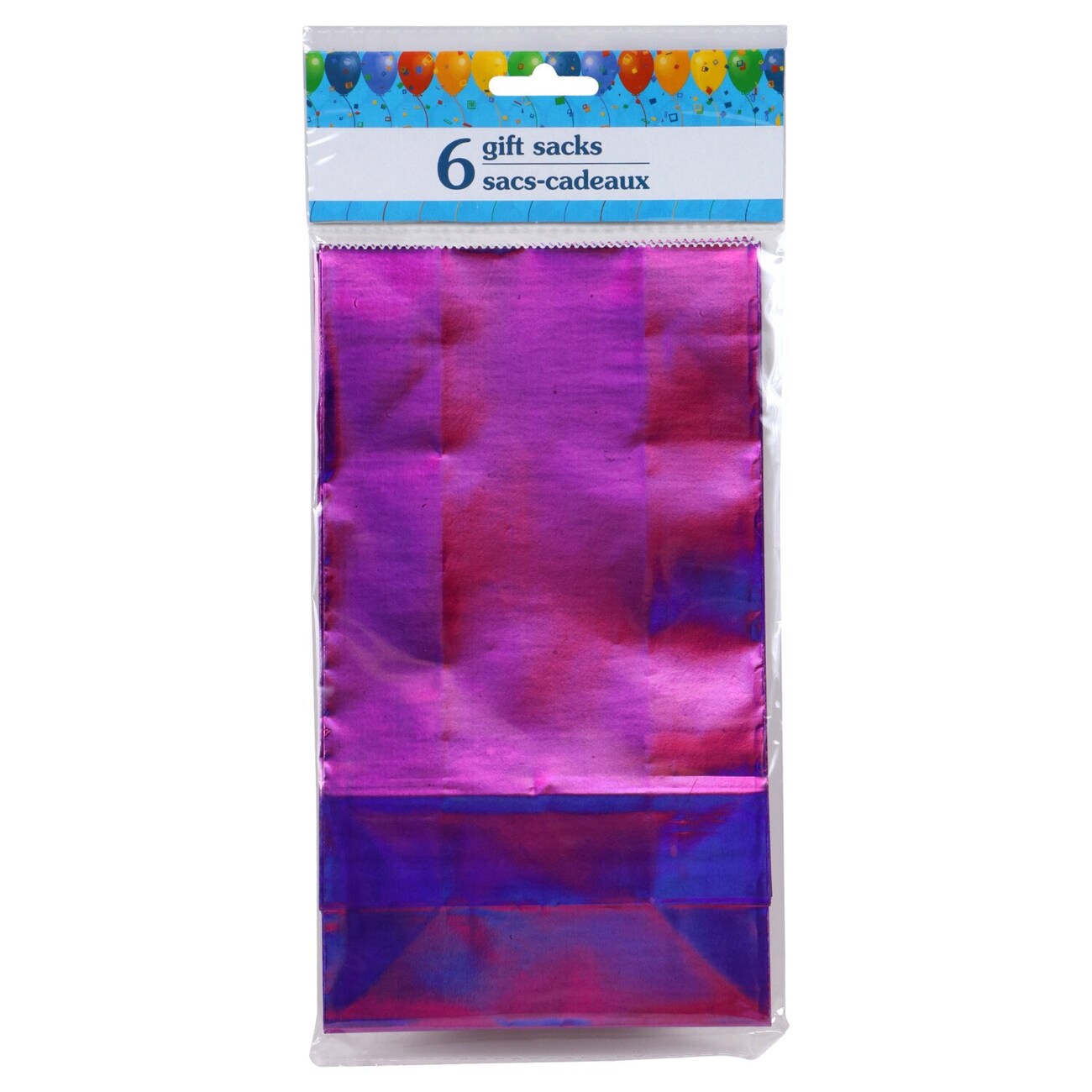 Iridescent Gift Sacks, 5-ct. Packs