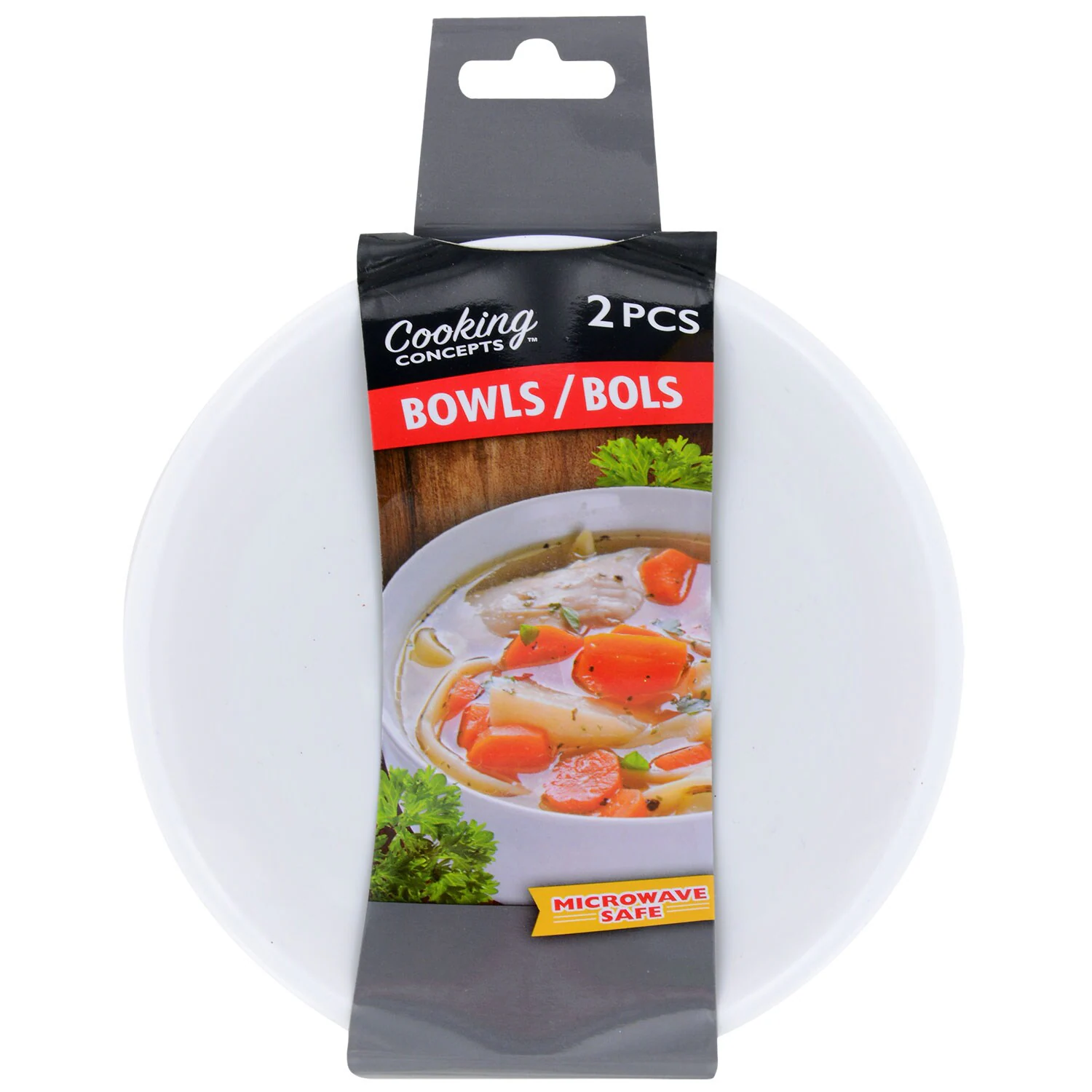 Cooking Concepts Round Microwavable Bowls, 2-ct. Packs