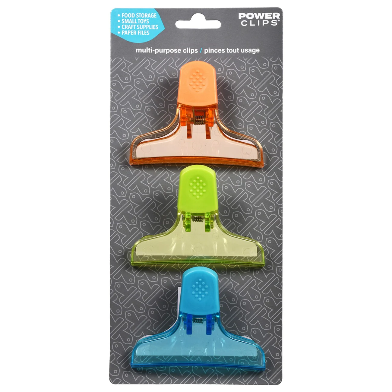 Multipurpose Power Clips, 3-ct. Packs