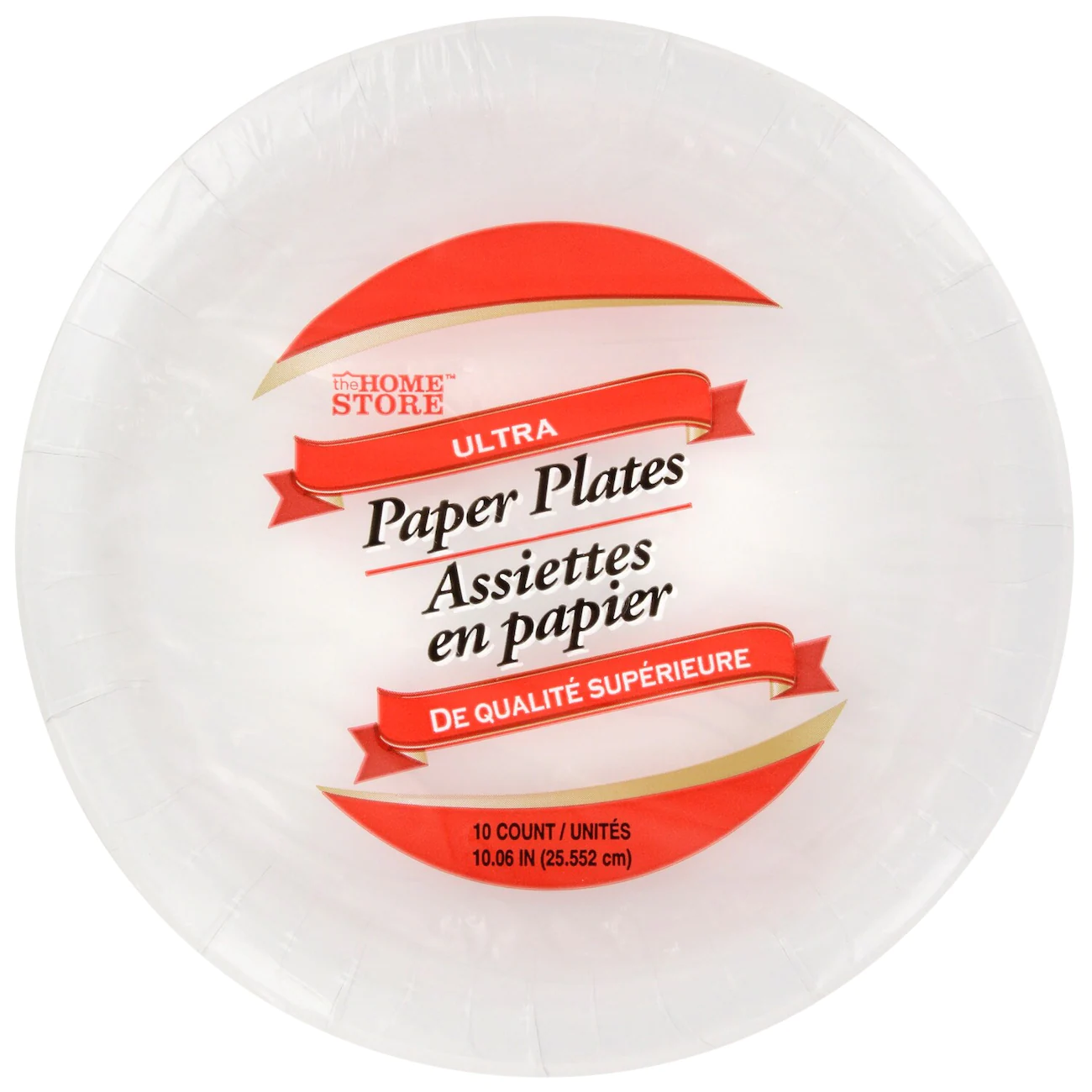 The Home Store Ultra Paper Plates, 10-ct. Packs