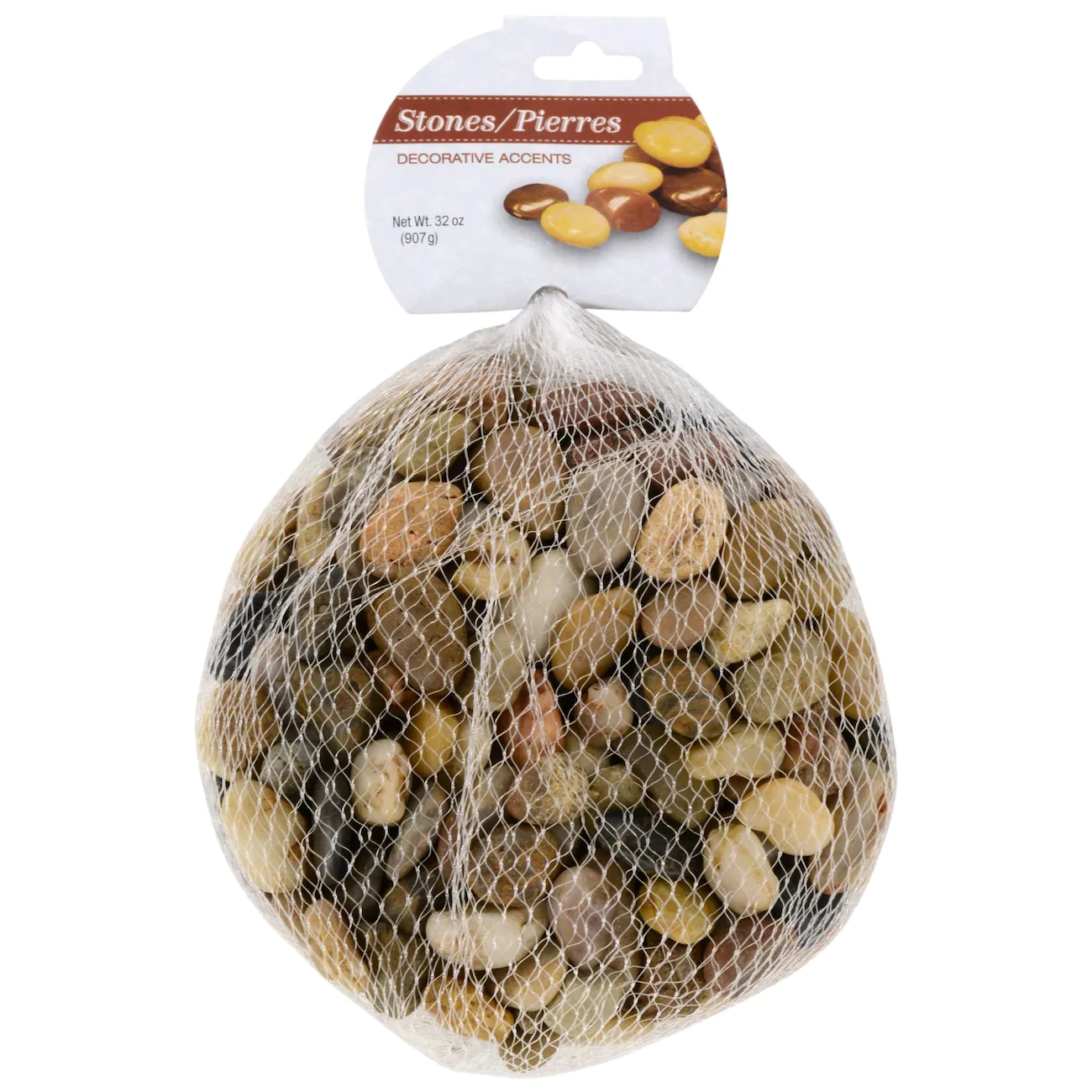 Multi-Toned River Pebbles, 32 oz