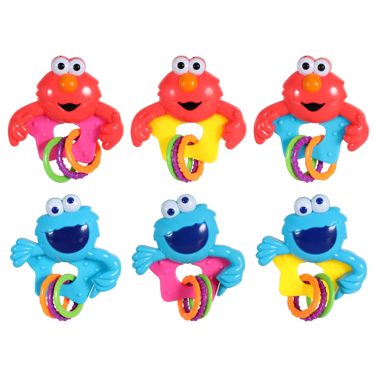 Sesame Street Sesame Beginnings Rattles and Teethers