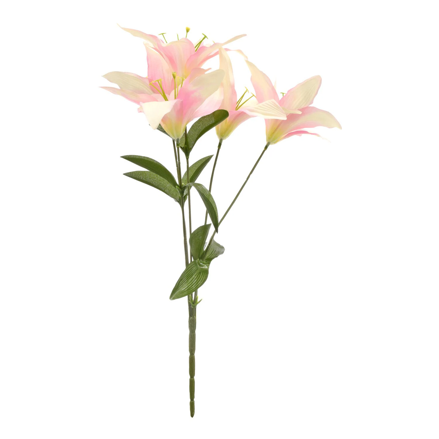 Floral Garden 6-Stem Artificial Lily Bushes, 17 in