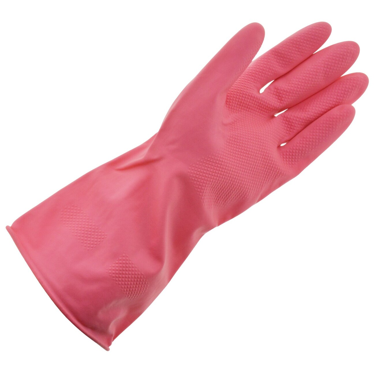 Scrub Buddies Long-Cuff Medium Pink Reusable Latex Gloves