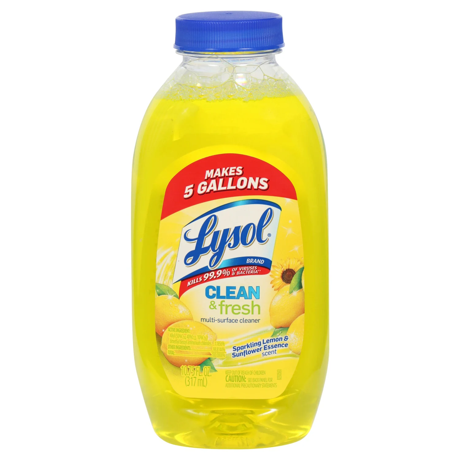 Lysol Lemon & Sunflower Multi-Surface Antibacterial Cleaners, 10.75 oz. Bottles