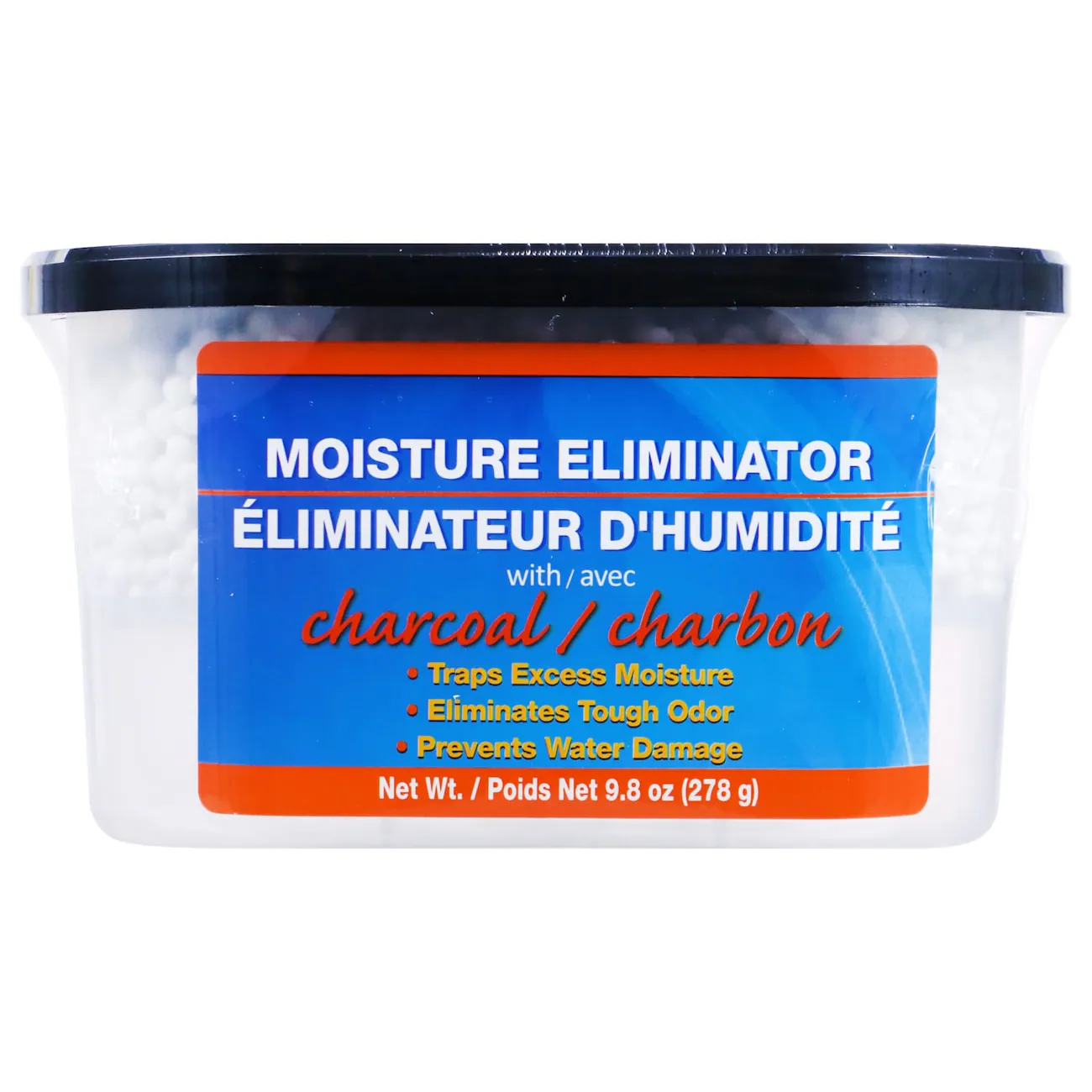 Charcoal Moisture Eliminators, 8.1 oz. Tubs