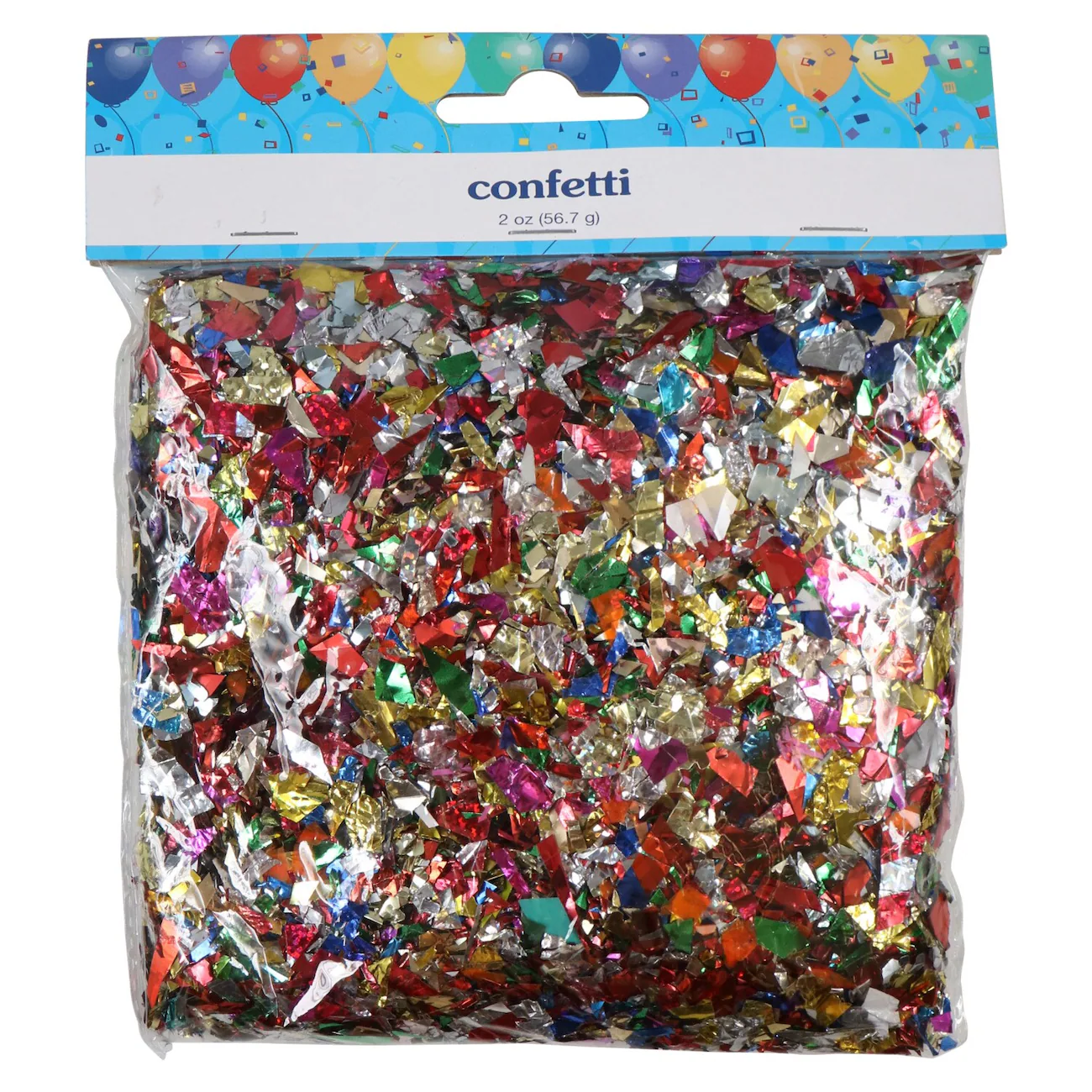 Colored Metallic Confetti, 2-oz. Bags