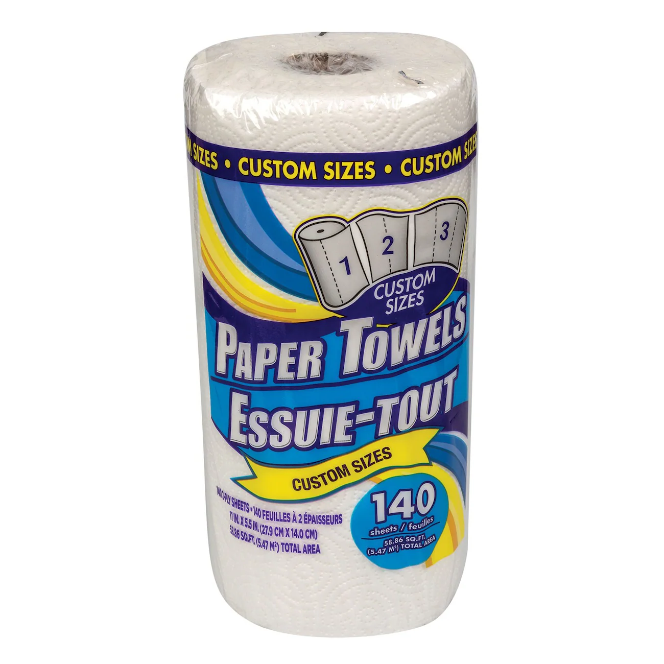 Custom Size Paper Towels, 140-ct. Rolls