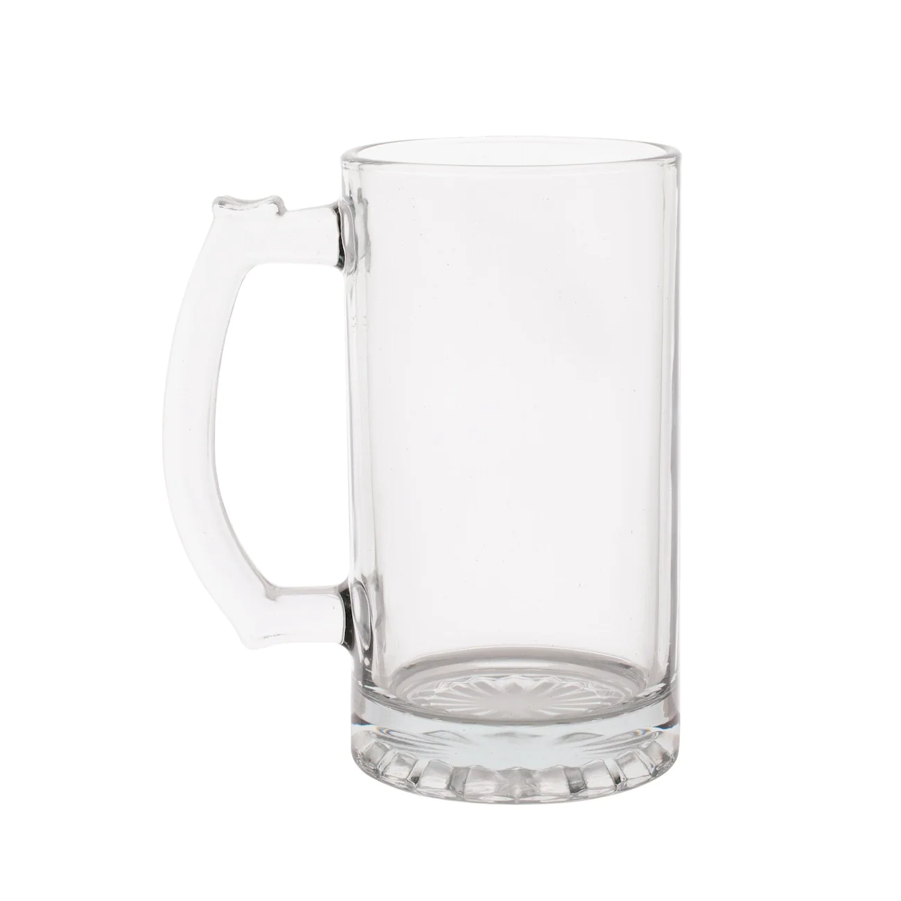 Glass Sports Mugs with Handles, 16 oz