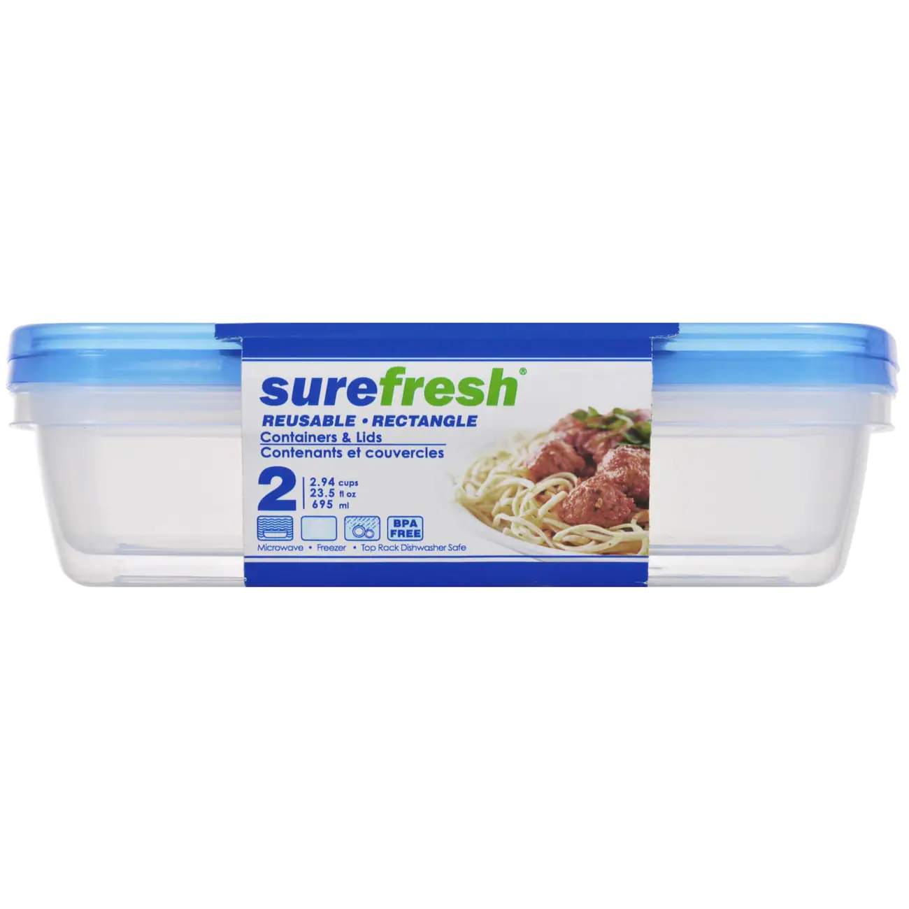 Sure Fresh Rectangular Container with Lids