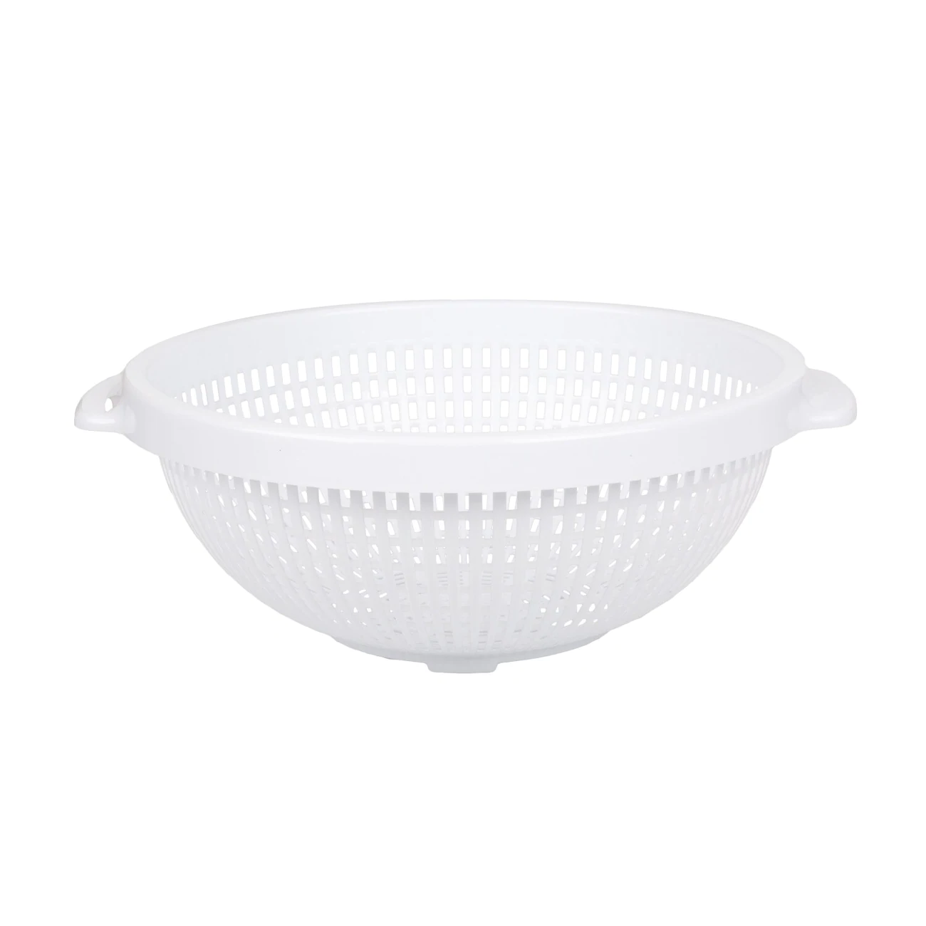 White Plastic Colanders, 10 in