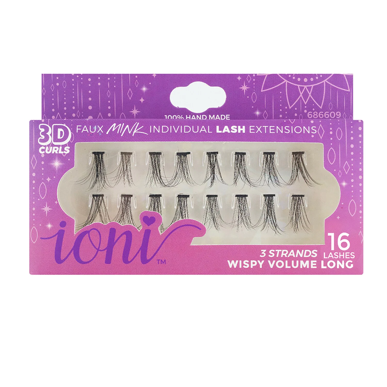 Ioni Wispy Long Lash Extensions, 16-ct. Packs