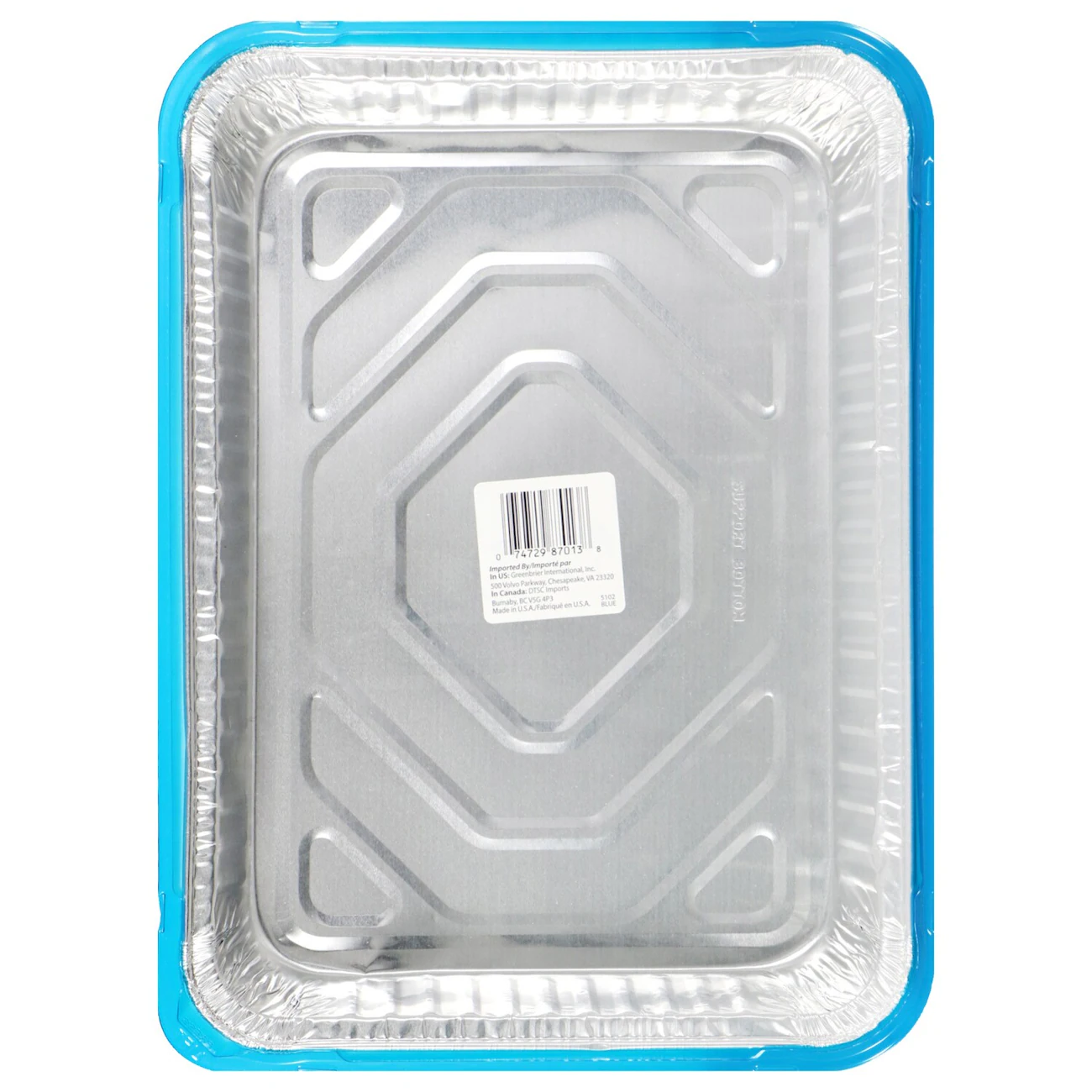 Foil Cake Pans with Plastic , 13.75x10.25x4 in