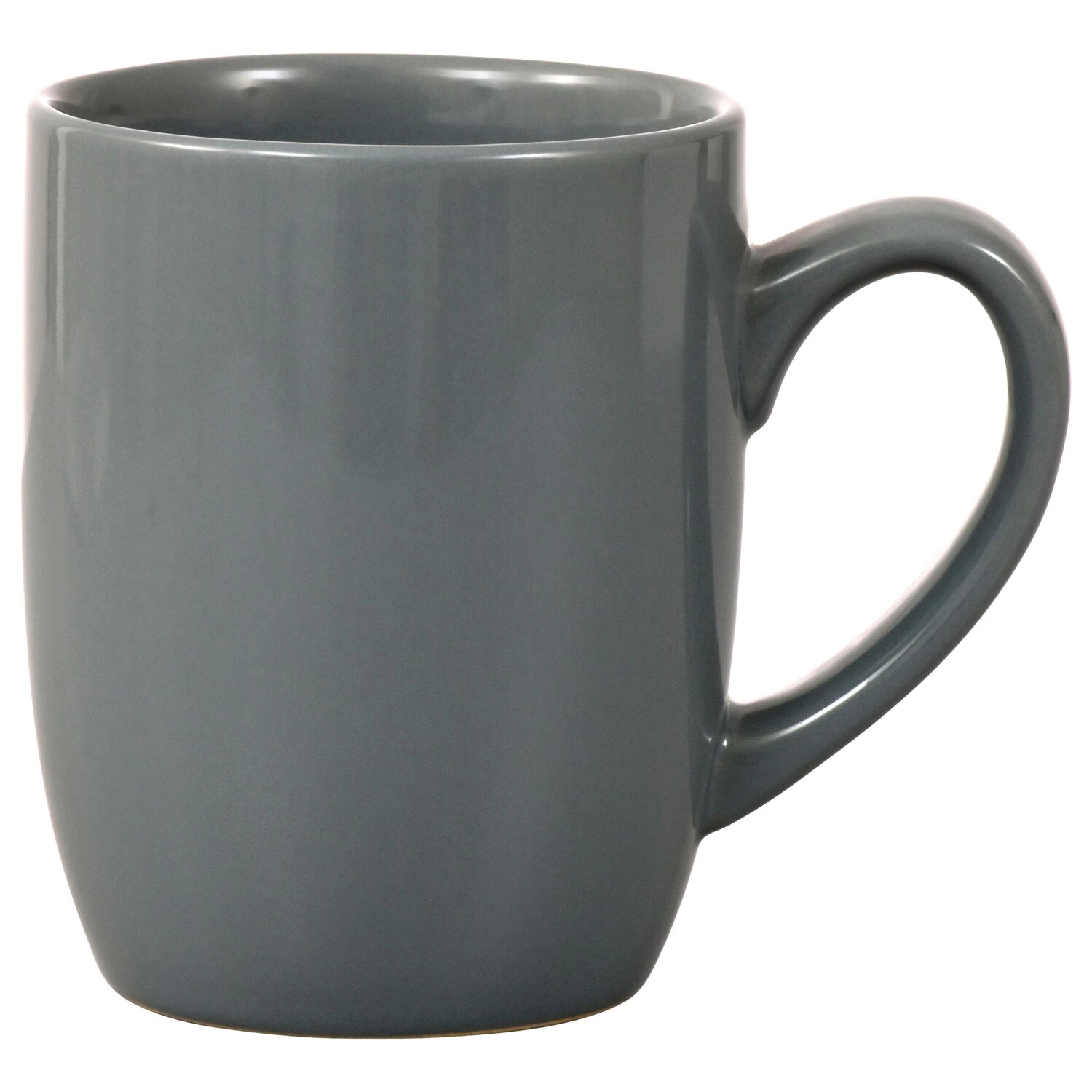 Gray Stoneware Mugs, 12 oz