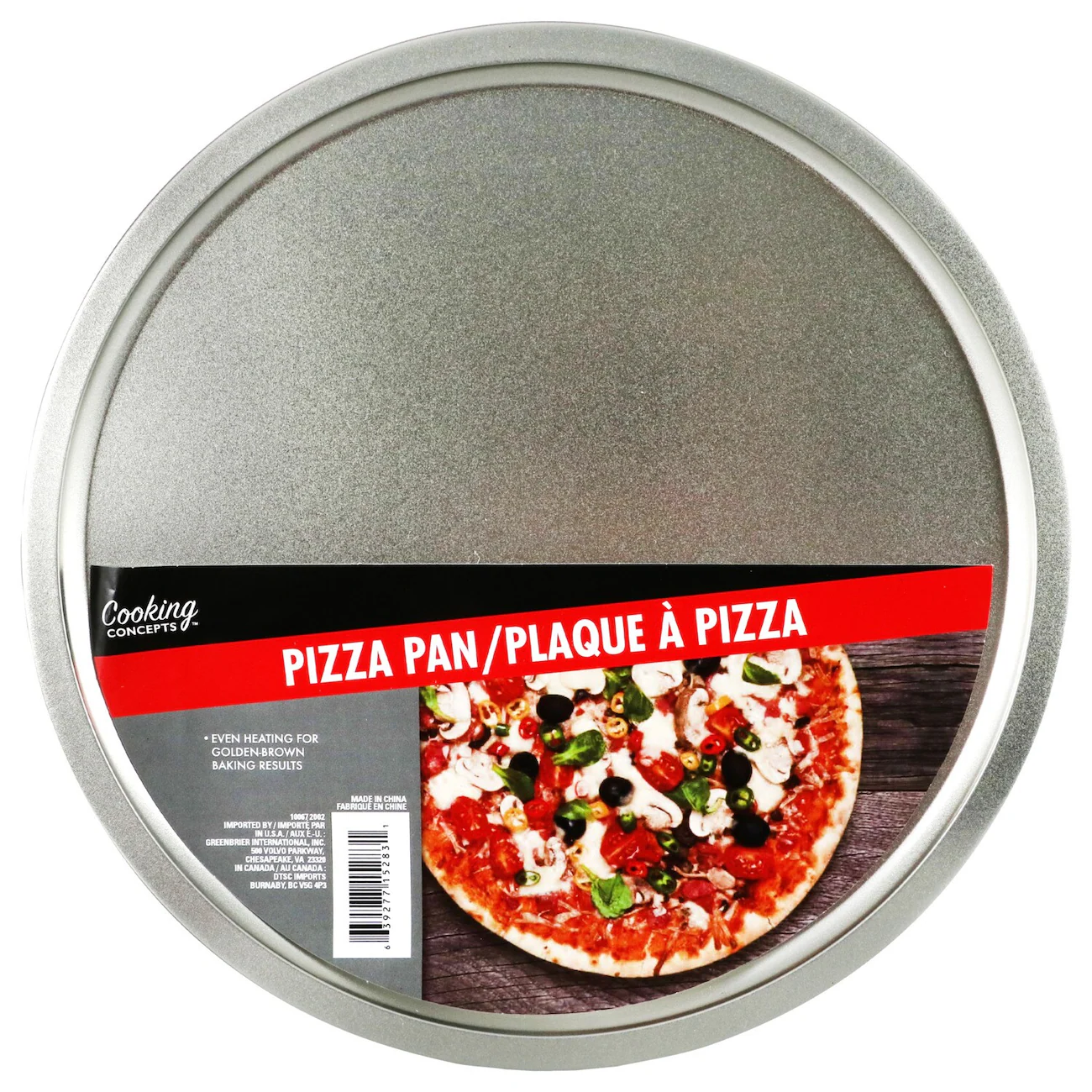 Cooking Concepts Tin Pizza Pans, 1