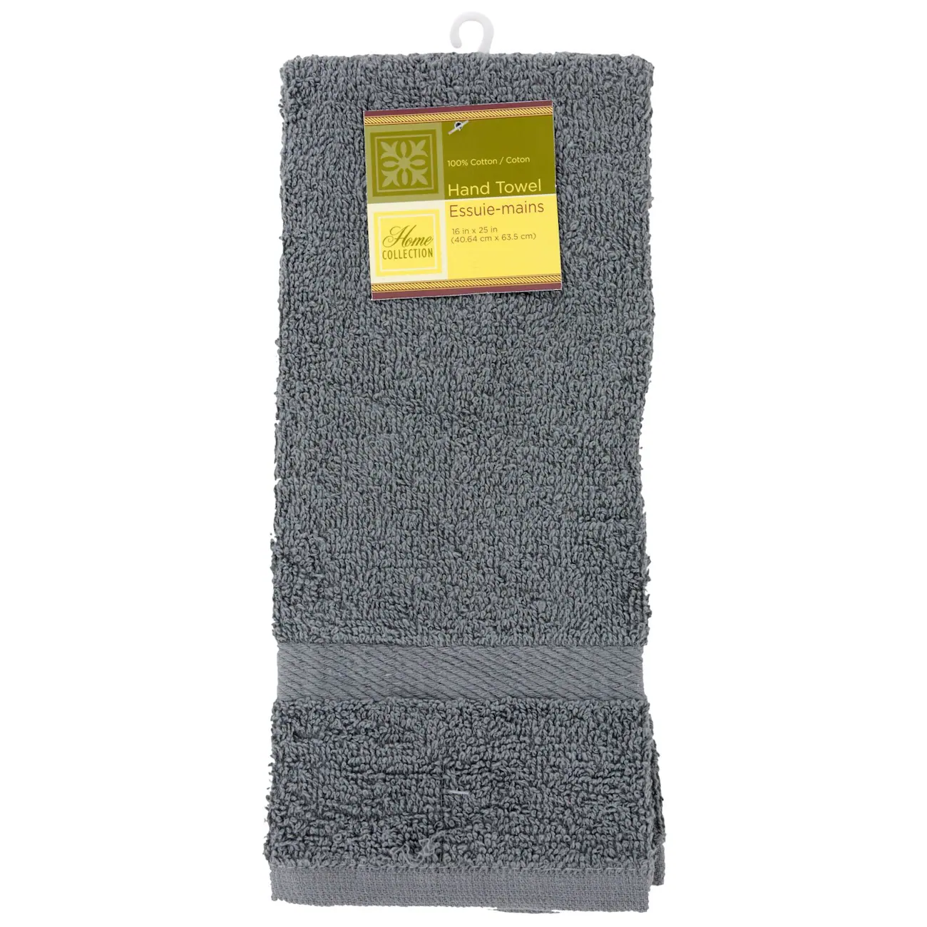 Gray Cotton Hand Towels